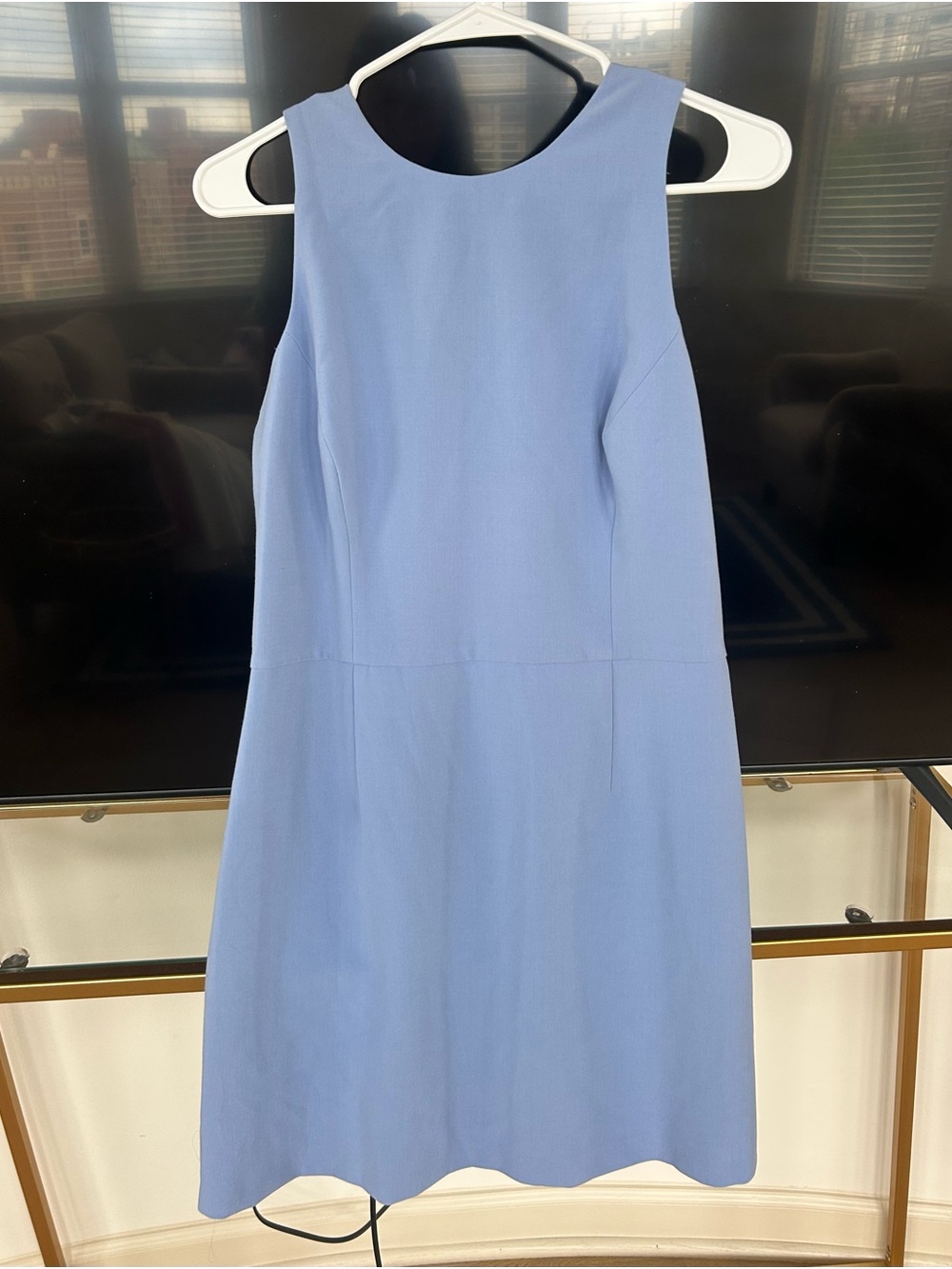 French Connection Periwinkle Sleeveless Shift Dress